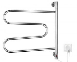 Полотенцесушитель электрический I-TECH, SAMBA, 80 Вт, 60х65, поворотный