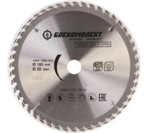 Пильный диск по дереву 185x20/16мм, 36 зубьев, Hanskonner