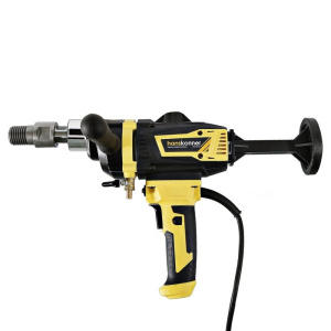 Дрель алмазного сверления Hanskonner, 1800Вт, 130мм, 0-2000об/мин, М22, защ муфта,кейс