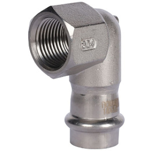 ROMMER Угольник-переходник ВПр-ВР, 18х1/2, из нержавеющей стали прессовой