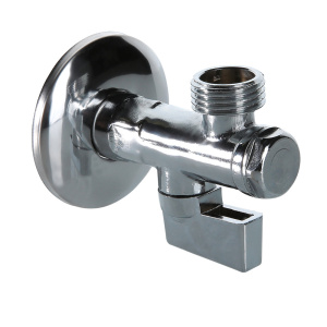 Кран шаровой бытовой угловой с фильтром 1/2
