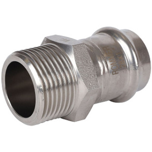 ROMMER Переходник ВПр-НР, 28х1, из нержавеющей стали прессовой