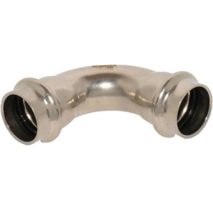 ROMMER Угольник 90° ВПр-ВПр, 15, из нержавеющей стали прессовой