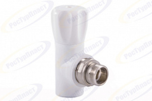 Вентиль угловой PPR д/подкл. радиатора 20х1/2 РТП