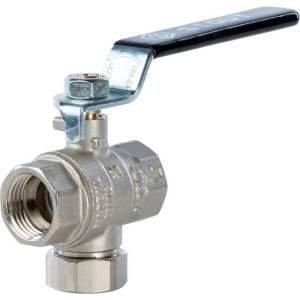 Кран шар. STOUT с фильтром. ручка рычаг 3/4