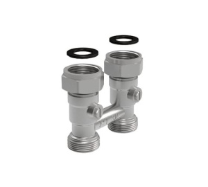 Узел нижнего подключения прямой для двухтрубных систем 3/4