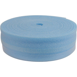 Демпферная лента с защитным фартуком и клейкой стороной  100х08х25000