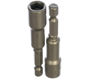 Насадка для кровельных саморезов 8х65мм, 10шт,МАГНИТ.НАКОН,ПЛАСТИК.БОКС Sturm!