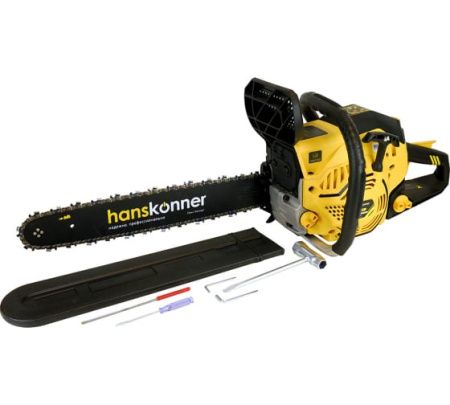 Бензопила 2.0 кВт / 2.7 лс, 52 см3, шина 18