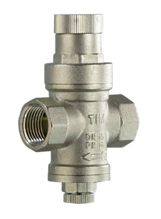 Редуктор давления по манометр,никелированный 1/2 TIM