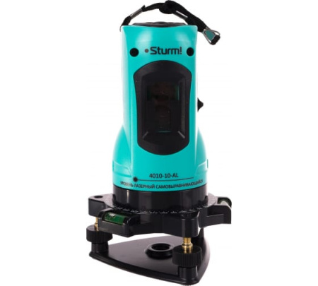 Уровень лазерный, самовыравнивающийся, штатив, очки, батарейки, Sturm!