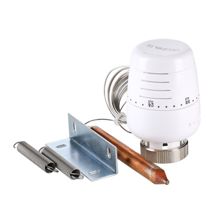 Термостатическая головка с выносным накладным датчиком 20-60 °С, 2 м