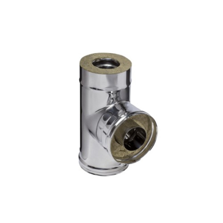 Сэндвич-тройник 90° (430/0,5мм + нерж.) Ф150х210