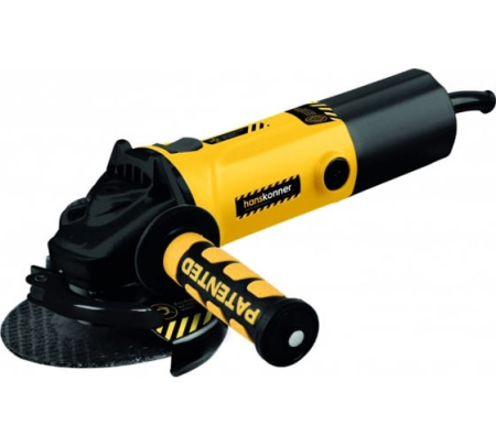 УШМ 125мм, 1000Вт, рег:4000-11000 об/мин, константная эл-ка, плавный пуск, Hanskonner