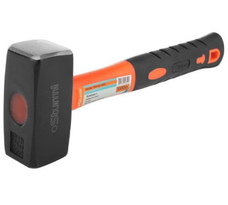 Кувалда 1000г которая никогда НЕ ТЕРЯЕТ ГОЛОВУ (ОБРАТ.КЛИН,обрез.фибер.рук),Sturm!