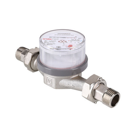 Водосчетчик 15 универсальный  +90*C ,1,5м3, 1/2, 110 мм, VALTE