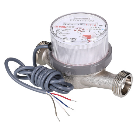 Водосчетчик универсальный с импульсным выходом (новый) без сгонов 1/2