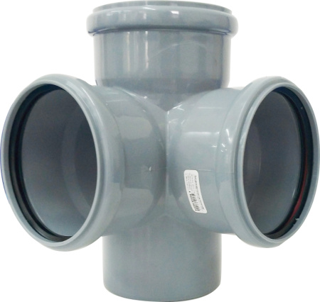 Крестовина ПП двухплоскостная 90* Ду-110х110