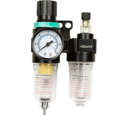 Фильтр влагоотделитель с лубрикатором для пневмоинструмента  1/4