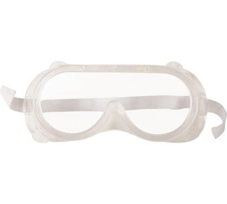 Очки защитные С НЕПРЯМ. ВЕНТИЛЯЦИЕЙ,ПРОЗРАЧНЫЕ 2мм ПОЛИКАРБОНАТ пр-во РФ СОЮЗ