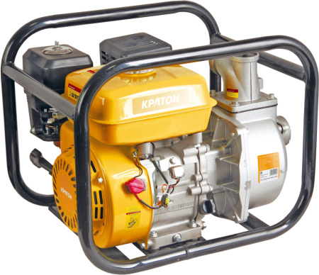Мотопомпа Кратон GWP-50 ( 4 такта 35 000 л/ч, 3600 Вт, для чистой и слаб. грязной воды, Dn 50мм)