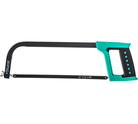 Ножовка по металлу, МЯГКАЯ РУКОЯТКА, ЛИТОЙ КОРПУС,300 мм Sturm!