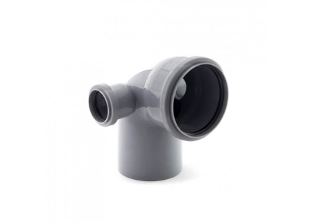 Отвод 110*90 с выходом 50 (левый)