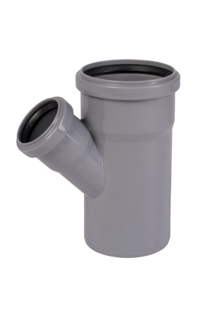 Тройник ПП 90х50/45° серый, Ostendorf HT