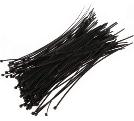 Хомуты 150 х 2,5 мм, ПЛАСТМАССОВЫЕ, ЧЕРНЫЕ, 100 шт/уп Sturm!