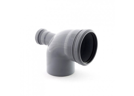 Отвод Ду-110 90* с выходом Ду-50 (фронт)