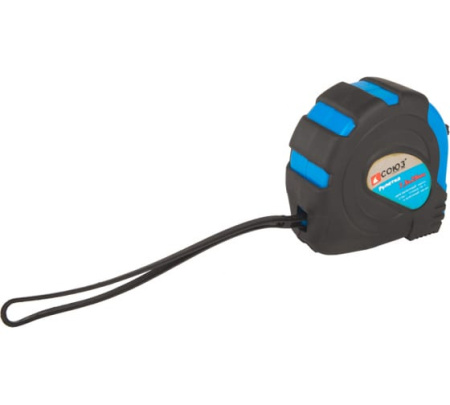 Рулетка 7,5х25мм, ОБРЕЗИНЕННЫЙ корпус, КЛАСС ТОЧНОСТИ II, УСИЛЕННЫЙ магнит, СОЮЗ