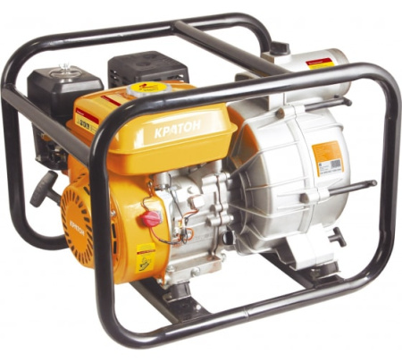Мотопомпа Кратон GTWP-80 ( 4 такта 40 000 л/ч, 1300 Вт, для грязной воды, Dn 80мм)
