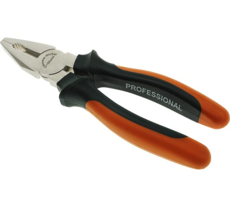 Пассатижи 200мм ОСОБО ПРОЧНЫЕ ГУБКИ, 2-х компонентные рукоятки (Profi), Sturm!