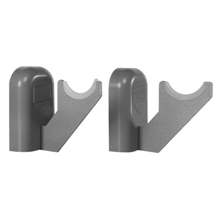 Комплект настенных регулируемых кронштейнов Royal Thermo Desing 80, серебристые