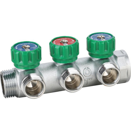 Коллектор Gappo евроконус 1х3/4х3 вых G1002.03