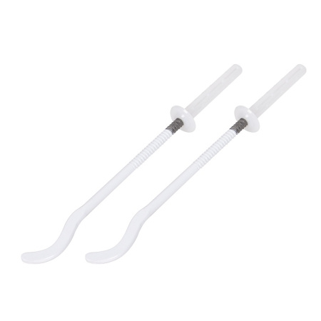 Комплект плоских кронштейнов с дюбелями 7,2х170 мм