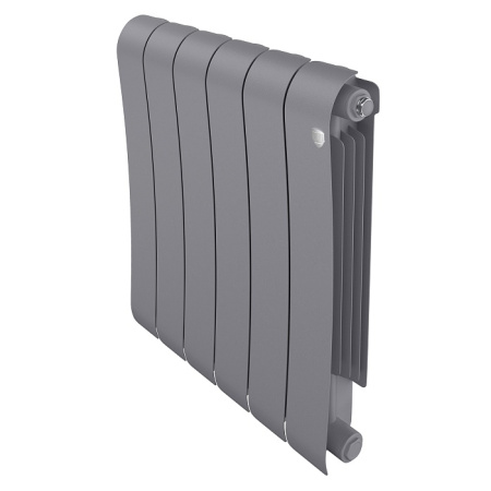 Радиатор биметаллический Royal Thermo Infinity 500 Silver Satin VR80 - 6секц