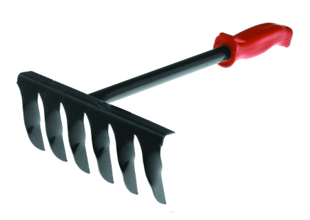 Грабли 6 витых зубьев, с пластиковой рукояткой, (шт.)
