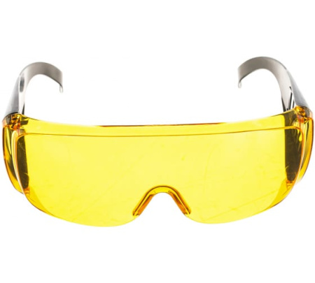 Очки защитные ЖЕЛТЫЕ С ДУЖКАМИ.ЛИНЗЫ 2мм ПОЛИКАРБОНА, пр-во. РОССИЯ, Sturm!