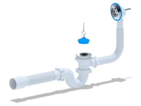 Сифон для ванны Ани с г/т 40*50 /30/ Е155																Сифон для ванны Ани с г/т 40*50 /30/ Е155