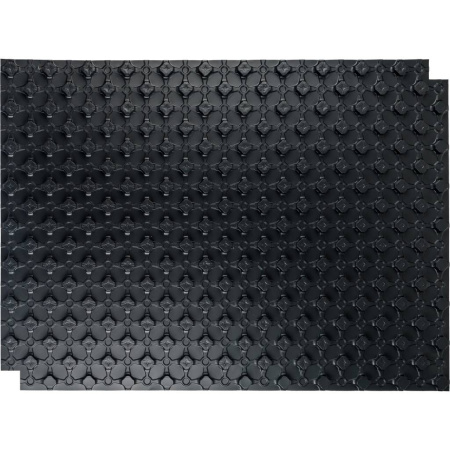 STOUT мат для теплого пола с бобышками черный 1100х800х1