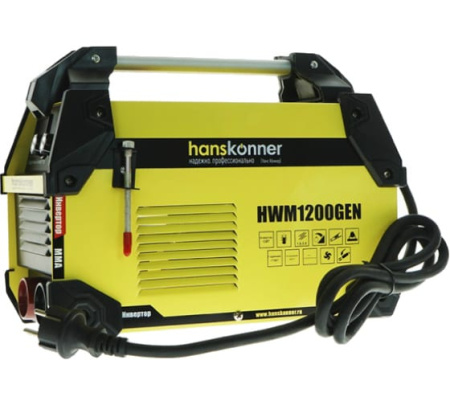Сварочный инвертор 20-200А,ПВ-80%, напр. 160-250 В, работа от генератора, Hanskonner