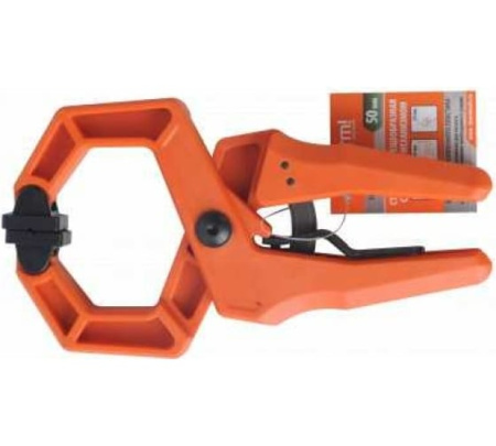 Струбцина клещеобразная с храповым механизмом, длина 255мм, зев 100мм, Sturm!