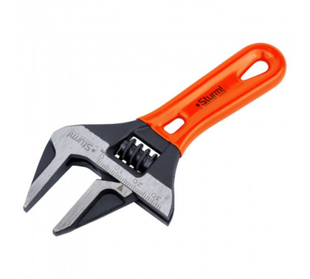 Ключ разводной c  короткой ручкой 135мм, зев 34мм, CrV, Sturm!