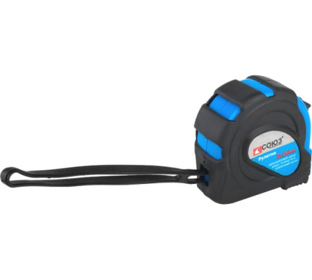 Рулетка 3х16мм, ОБРЕЗИНЕННЫЙ корпус, КЛАСС ТОЧНОСТИ II, УСИЛЕННЫЙ магнит, СОЮЗ