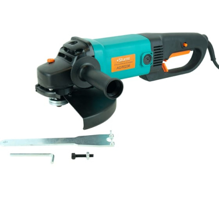 УШМ Sturm!,230мм,2100Вт, 6000об/мин,пов.рукоятка,плавн.пуск