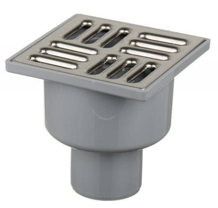 Трап 50 с мет. решеткой верт. 150х150 /16/