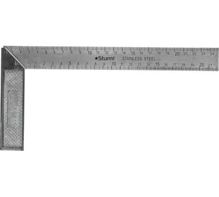 Угольник 250мм, стальной оцинкованный, Sturm!