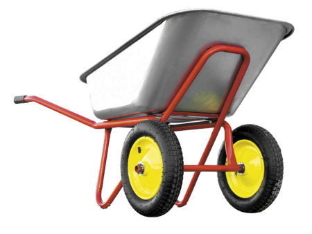 Тачка строительная двухколесная, грузоподъемность240кг, объем110л, (шт.)