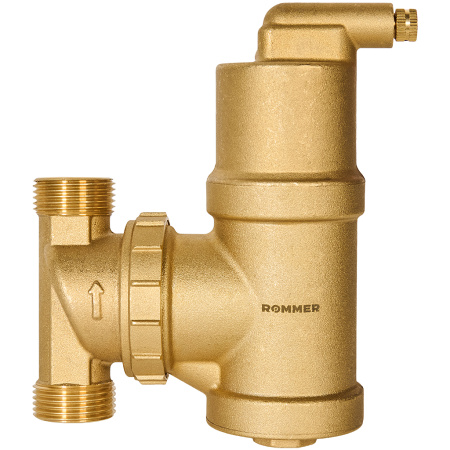 ROMMER Сепаратор воздуха поворотный ВР 1